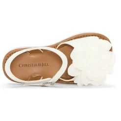 Christie & Jill Toddler Girls Lil Fiona Ankle Strap Flat Sandals