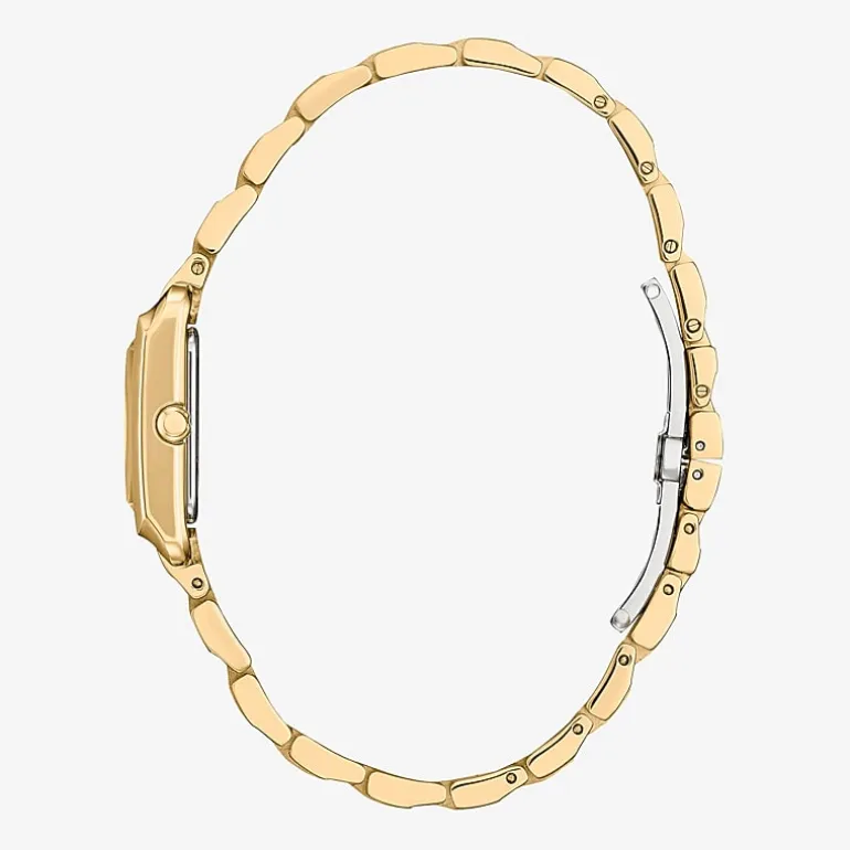 Citizen Bianca Womens Gold Tone Stainless Steel Bracelet Watch Ew5602-57d