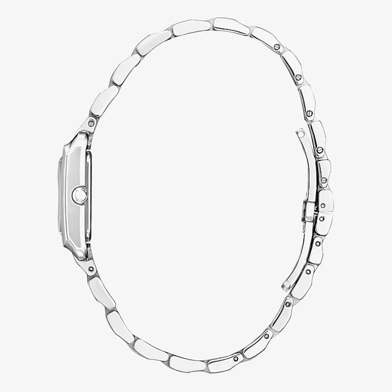 Citizen Bianca Womens Silver Tone Stainless Steel Bracelet Watch Ew5600-52d