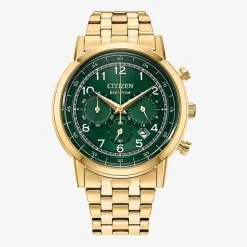 Citizen Classic Mens Gold Tone Stainless Steel Bracelet Watch Ca4632-58z