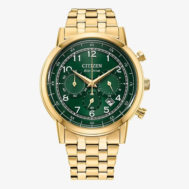 Citizen Classic Mens Gold Tone Stainless Steel Bracelet Watch Ca4632-58z