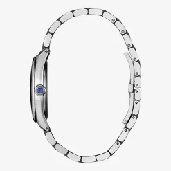 Citizen Classic Womens Silver Tone Stainless Steel Bracelet Watch Em1140-80l