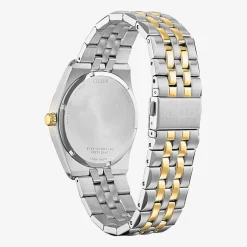 Citizen Corso Mens Two Tone Stainless Steel Bracelet Watch Bm7334-58e
