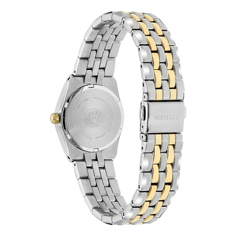 Citizen Corso Womens Two Tone Stainless Steel Bracelet Watch Ew2294-53l