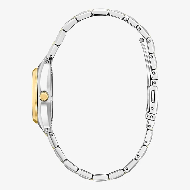 Citizen Corso Womens Two Tone Stainless Steel Bracelet Watch Ew2299-50e