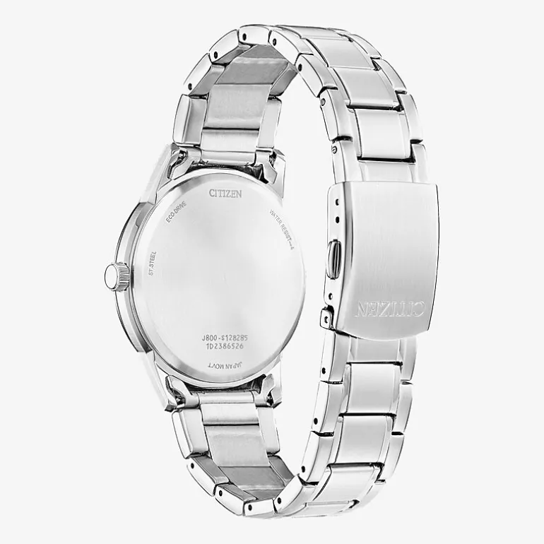 Citizen Dress/Classic Mens Silver Tone Stainless Steel Bracelet Watch Aw0100-51a