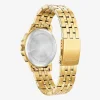 Citizen® Everyday Mens Champagne Dial Gold-Tone Stainless Steel Watch BF2013-56P