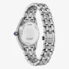 Citizen L Womens Silver Tone Stainless Steel Bracelet Watch Em1140-80d