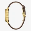 Citizen Mens Brown Leather Strap Watch Bu2112-06e
