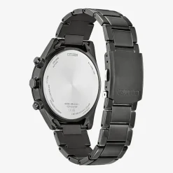 Citizen Mens Gray Stainless Steel Bracelet Watch At8267-51x
