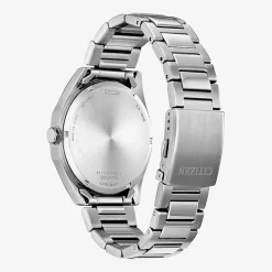 Citizen Mens Silver Tone Stainless Steel Bracelet Watch Bm7630-80l