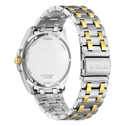 Citizen Peyten Mens Two Tone Stainless Steel Bracelet Watch Bm7534-59a
