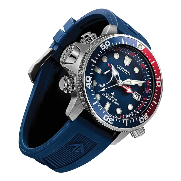 Citizen Promaster Aqualand Mens Blue Strap Watch Bn2038-01l
