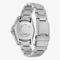 Citizen Promaster Land Mens Silver Tone Bracelet Watch Bn0241-59w