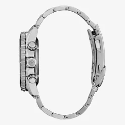 Citizen Promaster Mens Chronograph Silver Tone Stainless Steel Bracelet Watch Ca0820-50x