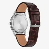 Citizen Rolan Mens Brown Leather Strap Watch Aw2110-14z
