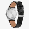 Citizen Rolan Unisex Adult Black Leather Strap Watch Fe7130-01l