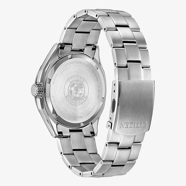 Citizen Sport Casual Mens Silver Tone Stainless Steel Bracelet Watch Aw1890-51x