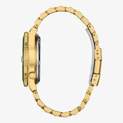 Citizen Sport Luxury Auto Mens Automatic Gold Tone Stainless Steel Bracelet Watch Nj0232-53x