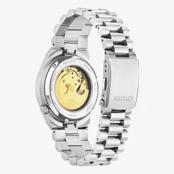 Citizen Tsuyosa Mens Automatic Silver Tone Stainless Steel Bracelet Watch Nj0150-56x