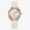 Citizen Womens Diamond Accent Gold Tone Stainless Steel Bracelet Watch Em1098-68d