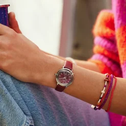 Citizen Womens Diamond Accent Silver Tone Stainless Steel Bracelet Watch Em1091-67x