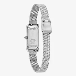 Citizen Womens Silver Tone Stainless Steel Bracelet Watch Eg7120-51a