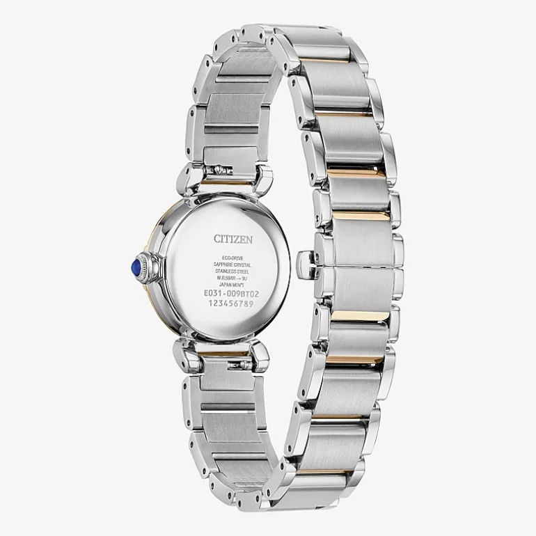 Citizen Womens Two Tone Stainless Steel Bracelet Watch Em1136-87d