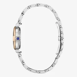 Citizen Womens Two Tone Stainless Steel Bracelet Watch Em1136-87d