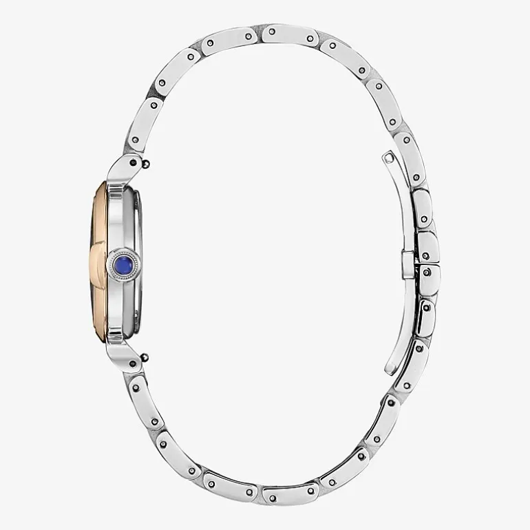 Citizen Womens Two Tone Stainless Steel Bracelet Watch Em1136-87d