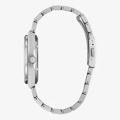 Citizen Zenshin Mens Silver Tone Bracelet Watch Aw0130-85l