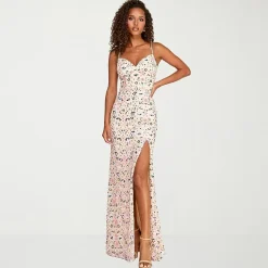 City Triangle Womens Juniors V Neck Short Sleeve Sequin Bodycon Dress