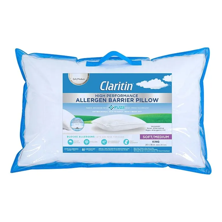 Claritin Allergen Barrier Soft/Medium Density Pillow
