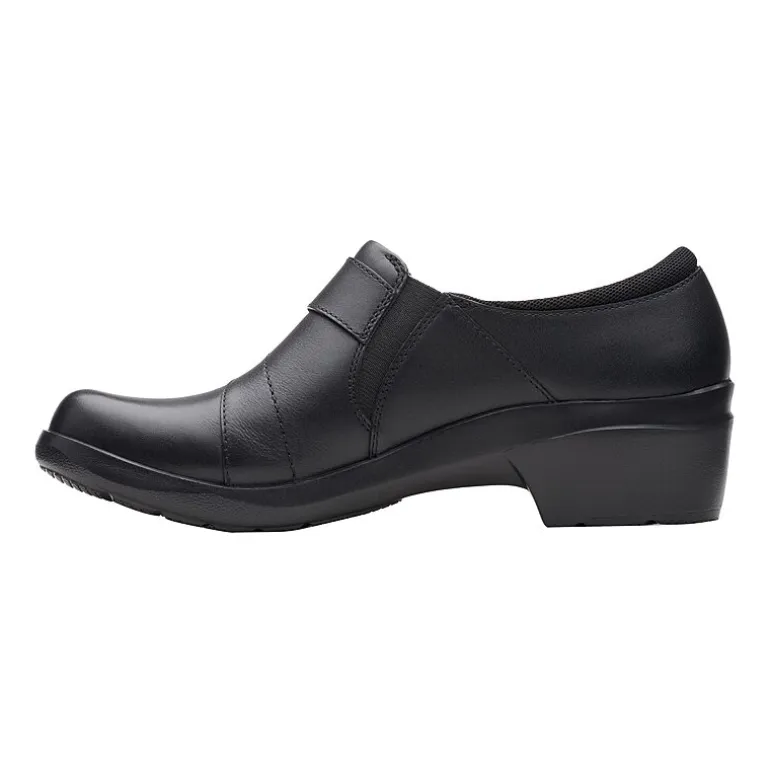 Clarks Angie Pearl Womens Round Closed Toe Slip-On Shoe