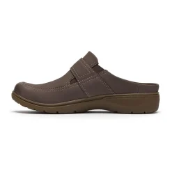Clarks Carleigh Womens Round Closed Toe Mules-Wide Width