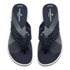 Clarks Cloudsteppers Womens Breeze Gem Flip-Flops