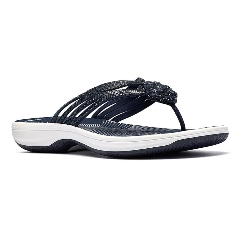 Clarks Cloudsteppers Womens Breeze Gem Flip-Flops