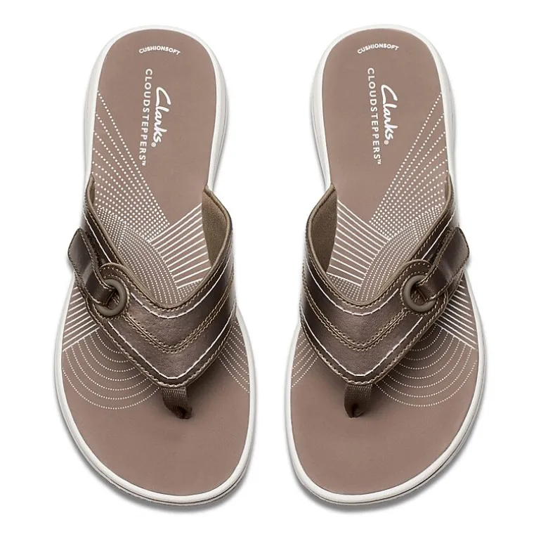 Clarks Cloudsteppers Womens Breeze Reyna Flip-Flops