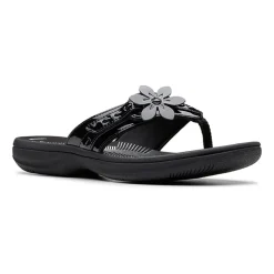 Clarks Cloudsteppers Womens Breeze Opal Flip-Flops