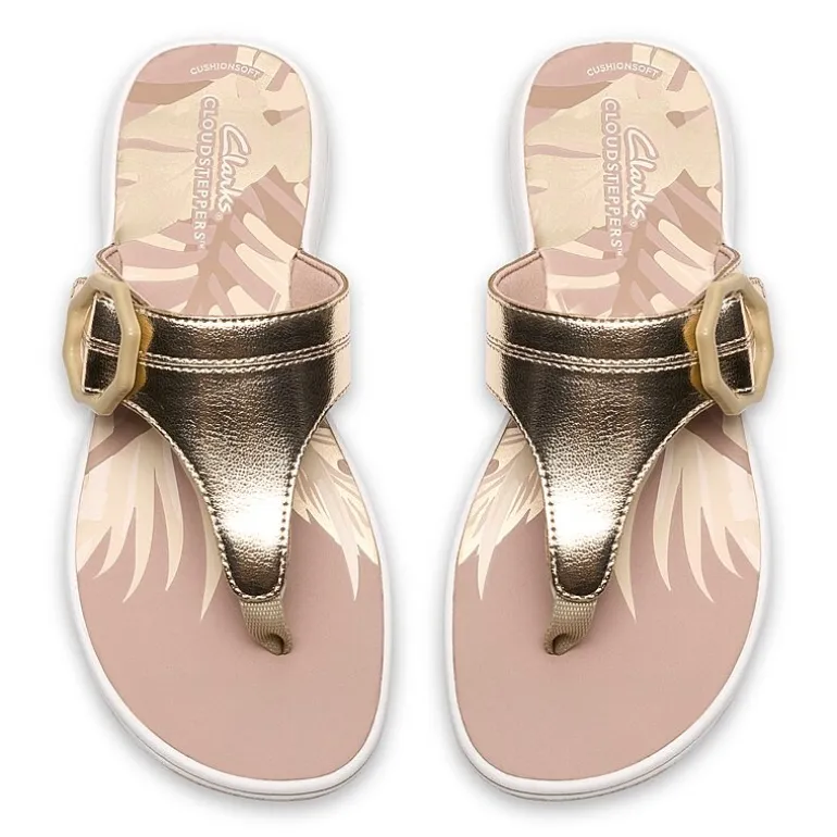 Clarks Cloudsteppers Womens Breeze Cove Flip-Flops