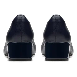 Clarks Iridessa May Womens Cap Closed Toe Block Heel Pumps