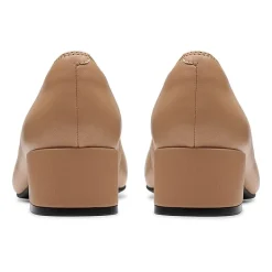Clarks Iridessa May Womens Cap Closed Toe Block Heel Pumps