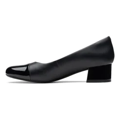 Clarks Marilyn Sara Womens Cap Closed Toe Flat Heel Pumps