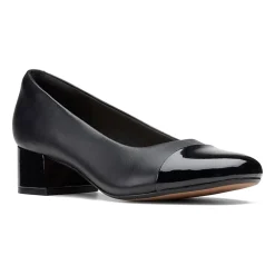 Clarks Marilyn Sara Womens Cap Closed Toe Flat Heel Pumps