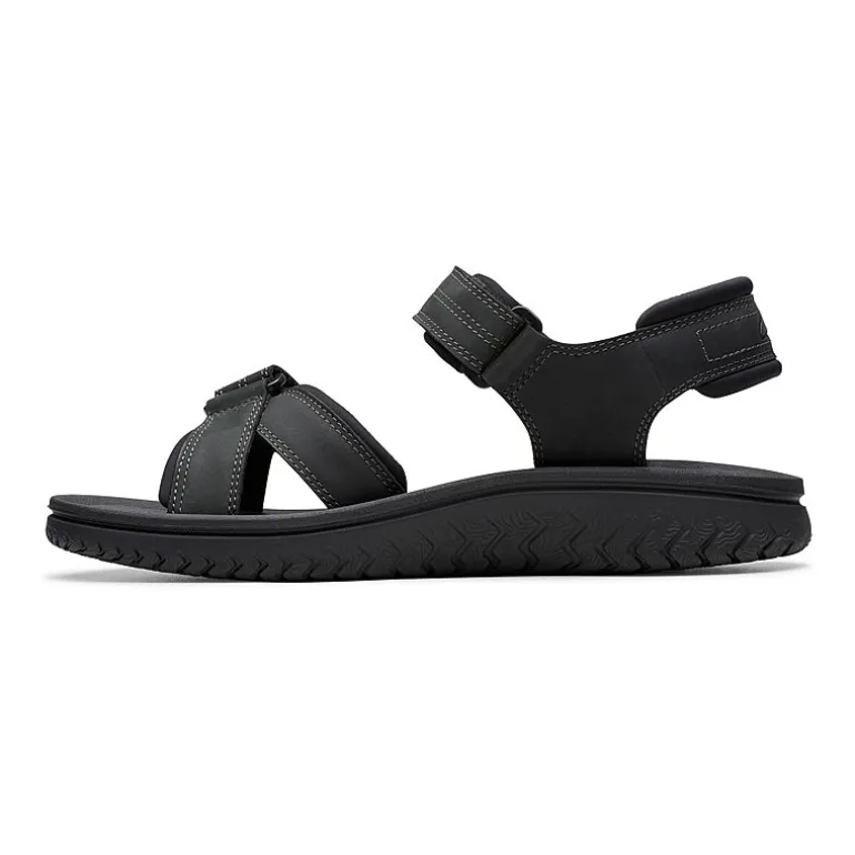 Clarks Mens Wesley Shore Adjustable Strap Flat Sandals