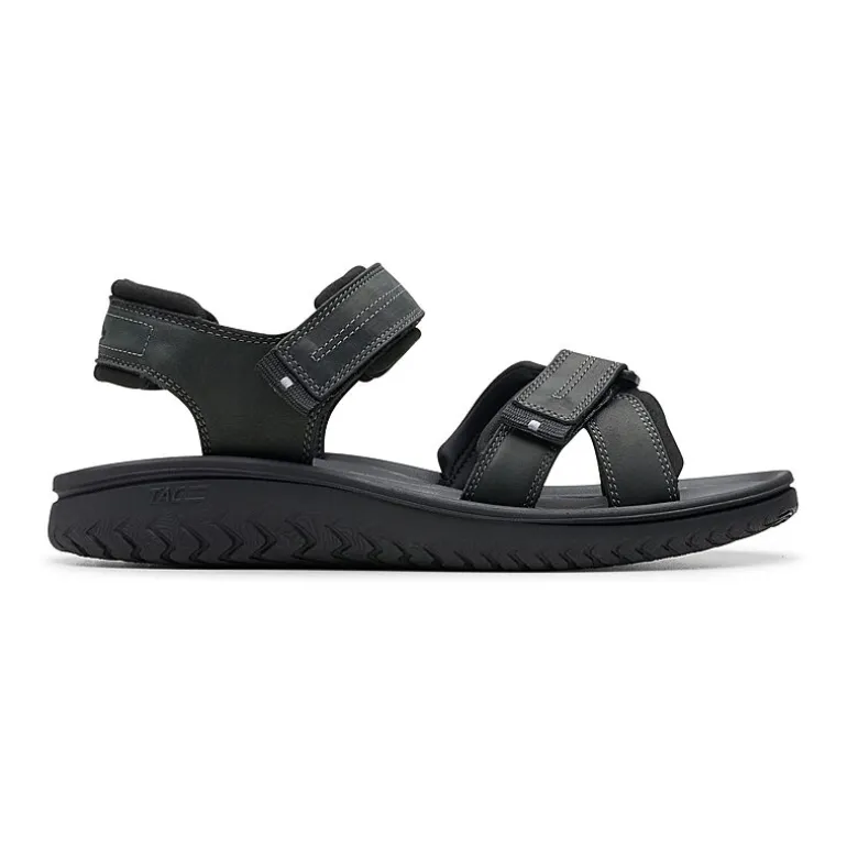 Clarks Mens Wesley Shore Adjustable Strap Flat Sandals