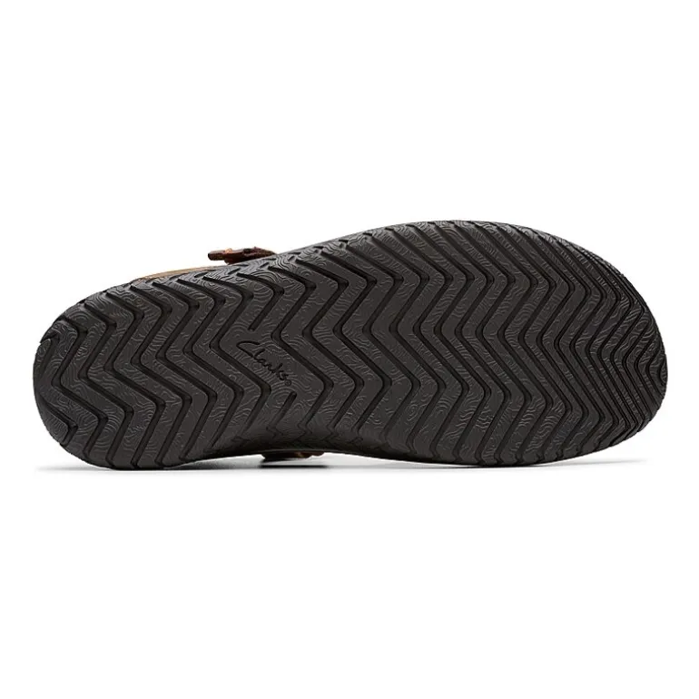 Clarks Mens Wesley Shore Adjustable Strap Flat Sandals