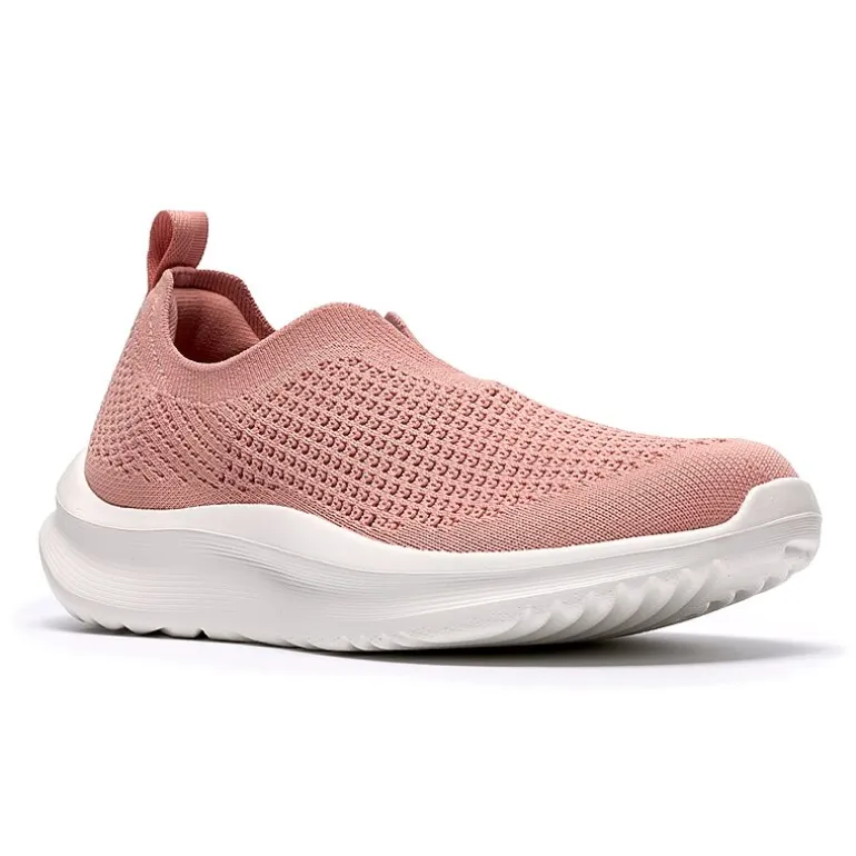 Clarks Solevana Knit Cloudsteppers Womens Round Slip-On Shoe