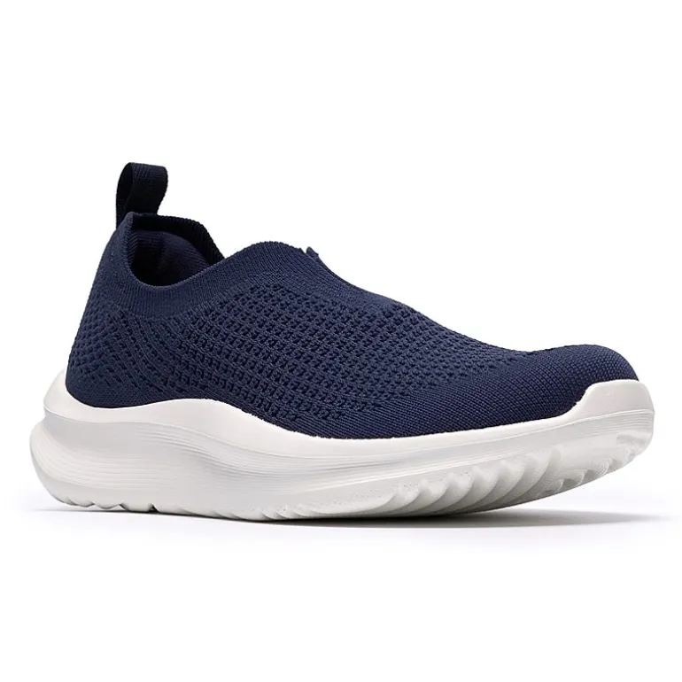 Clarks Solevana Knit Cloudsteppers Womens Round Slip-On Shoe