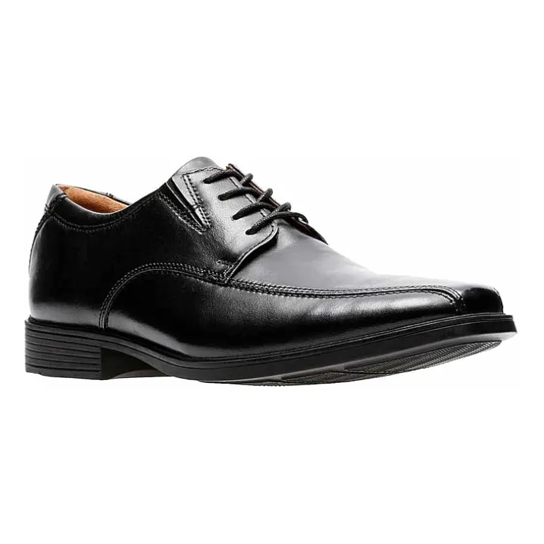 Clarks Tilden Walk Mens Round Oxford Shoes